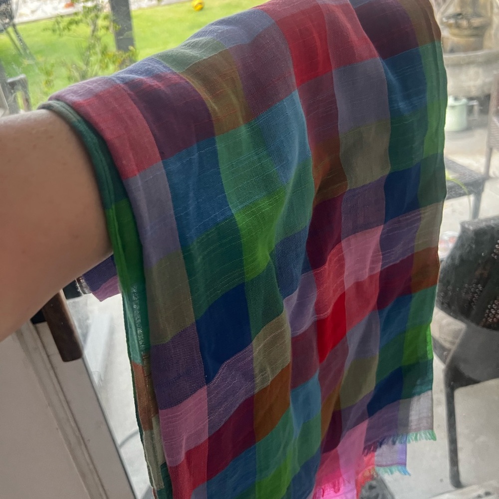 Colorful Checkered Scarf